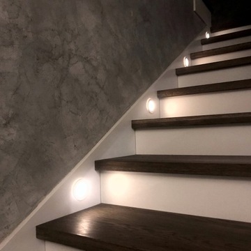 Лестничный светильник, светодиодное освещение лестницы ROUND INOX