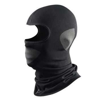Балаклава REBELHORN ACTIVE BLACK черная БЕСПЛАТНО