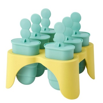 IKEA CHOSIGT foremki do lodów 6 szt. foremka róż.