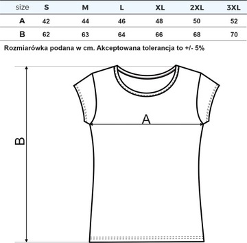 Koszulka T-shirt damska D564 COŚ NIECOŚ POTRAFIĘ BIEGANIE biała rozm M