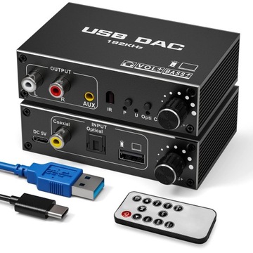 Цифро-аналоговый преобразователь ЦАП USB 192 кГц