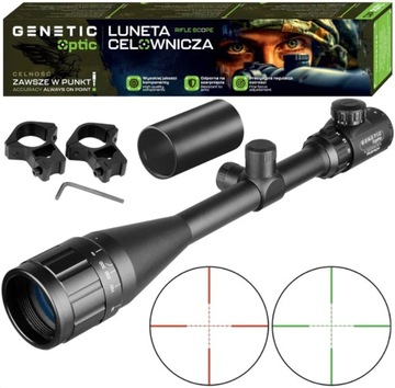 Luneta celownicza GENETIC OPTIC 6-24x50 AOEG mildot + montaż