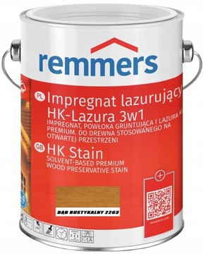 Пропитка для дерева Remmers HK-Lasur 2,5л Дуб Рустик