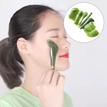 Masaż skrobak z żywicy Guasha Gua Sha 7 sztuk