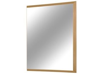 Fazowane lustro w złotej ramie 80x100 12F-390