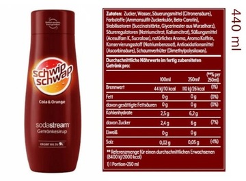 2X SODASTREAM SCHWIP SCHWAP COLA АПЕЛЬСИНОВЫЙ НУЛЕВОЙ СИРОП