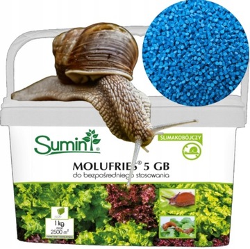 SUMIN Molufries 5GB 1kg ŚRODEK TRUTKA NA ŚLIMAKI GRANULKI 1kg Mocny