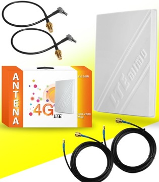 АНТЕННА 5G для ZTE MC801A POWERFUL, кабель 2x14dBi, 5 м