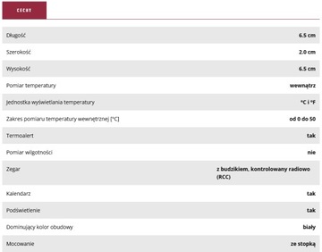 Электронная метеостанция с будильником RCC 170609