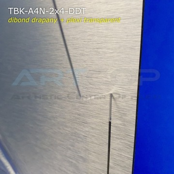 Tablica na Kartki A4 x8 kieszeń z plexi, ORGANIZER