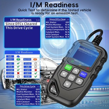 Считыватель автомобильных кодов, сканер автомобильных кодов OBD2, тестер