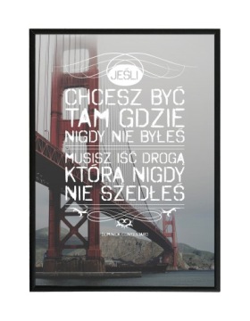 OBRAZY PLAKATY W RAMIE