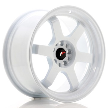 Japan Racing JR12 17x8 ET33 5x100 5x114,3 White komplet 4 sztuki + ceramika