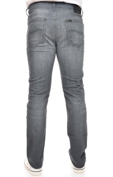 LEE spodnie GREY slim jeans RIDER _ W28 L30