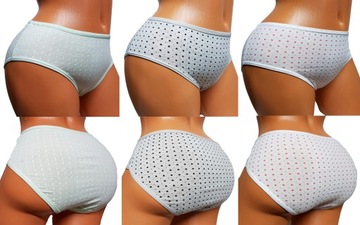 3-PAK MAJTKI DAMSKIE FIGI BAWEŁNA w Serduszka XL