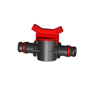Zawór do węża linii kroplującej 16mm linia -linia