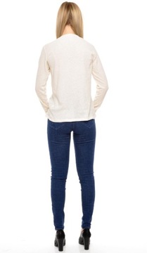 LEE bluzka ECRU basic longsleeve _ XS