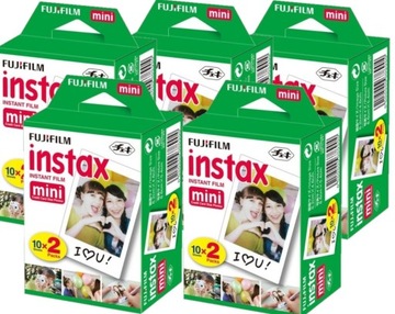 Wkłady Fujifilm Instax Mini Glossy 2 pack 20 zdjęć (100 zdjęć)