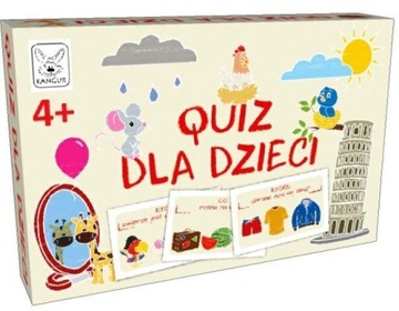 QUIZ DLA DZIECI 4+, KANGUR
