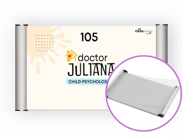 Ramka - Tabliczka przydrzwiowa informacyjna A6