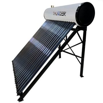 SŁONECZNY KOLEKTOR EKO 200L CIŚNIENIOWY ZESTAW THUNDER PROSTY MONTAŻ 4 OS.