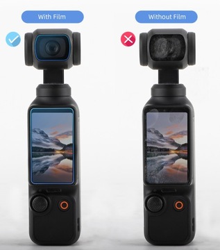 Zestaw Osłon Osłony 2x Osłona na Ekran oraz Obiektyw do DJI OSMO POCKET 3