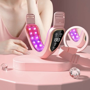 МАССАЖЕР-ЛИФТИНГ ДЛЯ ПОДБОРОДКА BEAUTYVISE 2 В 1 СВЕТОДИОДНАЯ ТЕРАПИЯ + БЕСПЛАТНЫЕ ПОДАРКИ