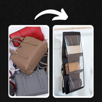 ПОДВЕСНОЙ ОРГАНАЙЗЕР ДЛЯ СУМОК В ГАРДЕРОБЕ