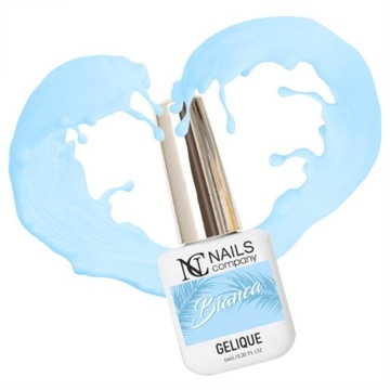 Nails Company Gelique Bianca 6 ml lakier hybrydowy