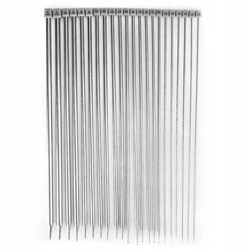 ZESTAW DRUTÓW DO DZIERGANIA 35cm 2-8mm