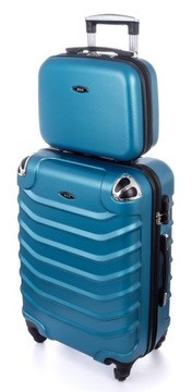 НАБОР 2-в-1 МАЛЕНЬКИЙ ДОРОЖНЫЙ ЧЕМОДАН L + КОРОБКА КОСМЕТИЧЕСКАЯ СУМКА RGL СУМКА ДЛЯ БАГАЖА