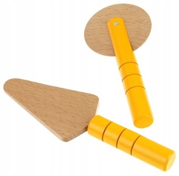 ДЕРЕВЯННАЯ ПИЦЦА ДЛЯ РАЗРЕЗКИ С АКСЕССУАРАМИ-ВЕЛКРО