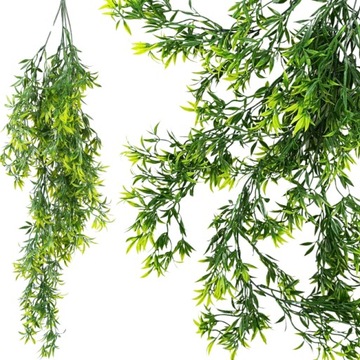 SZTUCZNA ROŚLINA RUSKUS ZWIS 77CM GĘSTE ROŚLINY NA ZIELONE ŚCIANY XXL
