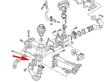 Заглушка EGR VW Audi 2.7 3.0 V6 TDI CVU CDU CLA