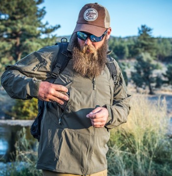 Куртка Helikon Blizzard Softshell - Черный XXL
