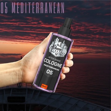 THE SHAVE FACTORY Woda kolońska po goleniu 250ML MEDITERRANE 05