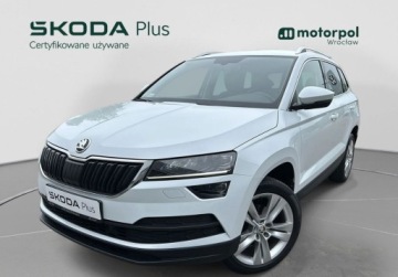 Skoda Karoq Crossover 1.5 TSI ACT 150KM 2019 Skoda Karoq Ambition Pakiet Comfort, ACC, Kamera cofania, GPS, Bezwypadko