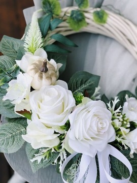 ОСЕННИЙ ВЕНОК,ПЛЕТЕНЫЙ ВЕНОК НА ДВЕРЬ,ЦВЕТЫ