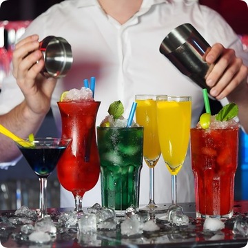PROFESJONALNY ZESTAW BARMAŃSKI DO DRINKÓW SHAKER 17 ELEMENTÓW + GRATIS