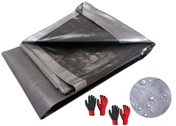 Plandeka wzmacniana 6X12 260g MROZOODPORNA UV