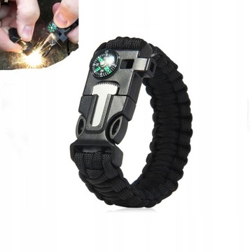 ВОЕННЫЙ БРАСЛЕТ ESSENTIAL SURVIVAL САПЕРКА