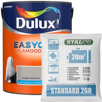 Dulux EasyCare Farba Potęga zmierzchu 5L + GRATIS