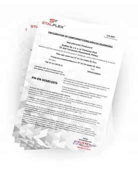 Uchwyt słupowy do kamery do monitoringu uniwersalny do kamer CCTV Stalflex