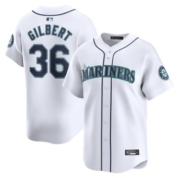 Koszulka gracza Logan Gilbert White Seattle Mariners Home Limited, 3XL