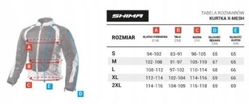 SHIMA MESH PRO Kurtka motocyklowa letnia + GRATIS