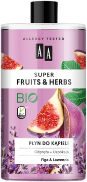 AA SUPER FRUITS&HERBS płyn do kąpieli 750 ml