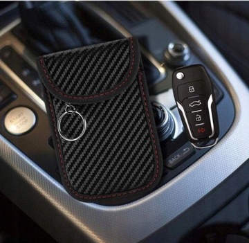 ETUI POKROWIEC BLOKADA KLUCZYK KEYLESS CARBON RFID