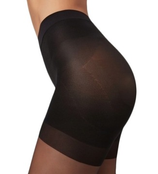 CALZEDONIA rajstopy czarne TOTAL SHAPER PREMIUM 15 den roz. 4/L