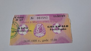 KSZO OSTROWIEC ŚWIĘTOKRZYSKI - GRUNWALD RUDA ŚLĄSKA 24-07-1999