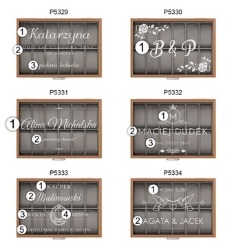 КОРОБКА-ОРГАНИЗАТОР ДЛЯ ЧАСОВ С ГРАВИРОВКОЙ 12 шт + БЕСПЛАТНО
